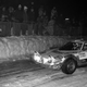 Christine Dacremont accompanied by her co-pilot Colette Galli, steers her Lancia Stratos during the 45th Monte-Carlo Rally at the Col of Turini near Moulinet in January 1977